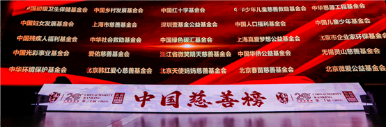 2023中国慈善榜在京举行 | 我会荣获“年度榜样基金会” 曹锡荣理事长荣获“年度慈善榜样”(图3)